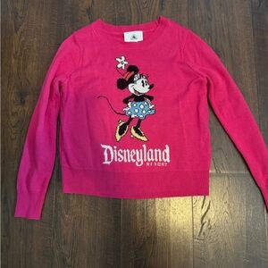 Pink Disneyland Resort Minnie Mouse Sweater